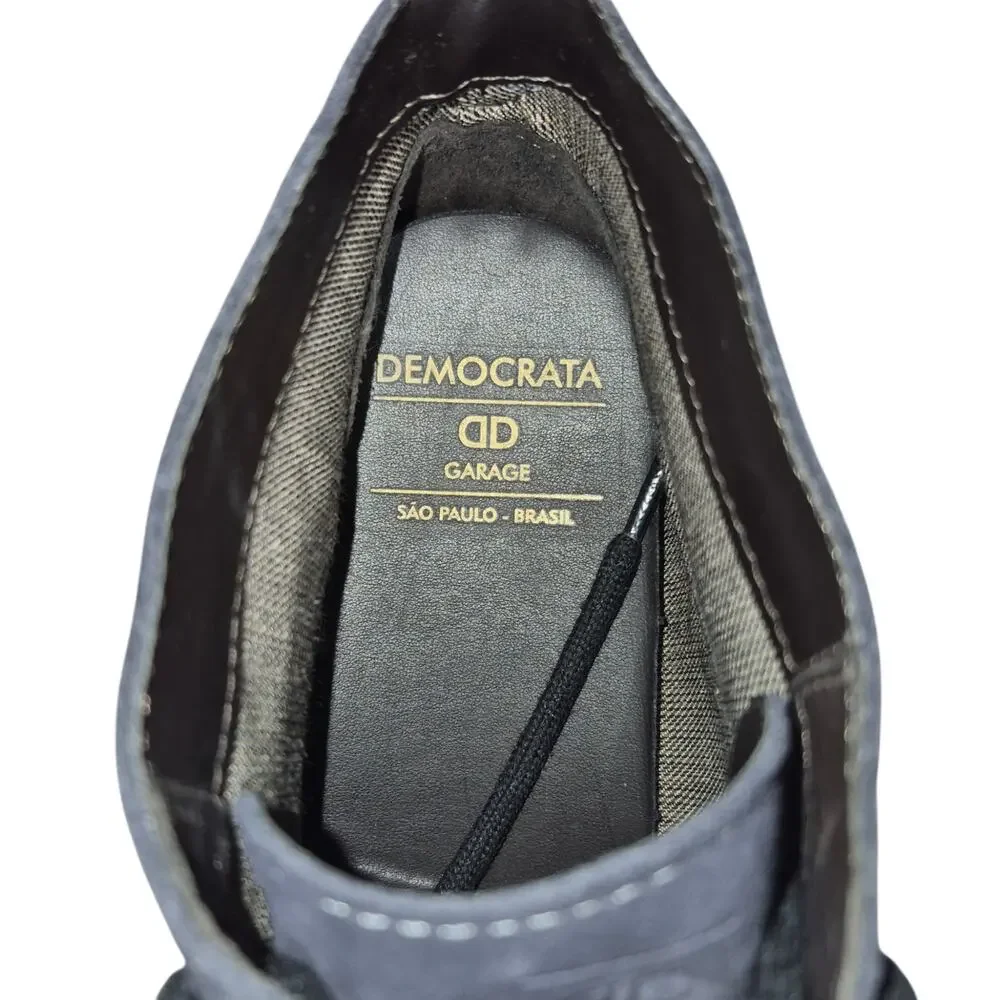 Democrata Garage 'Stroke' Men's Navy Blue Suede Leather Chukka Boots 10